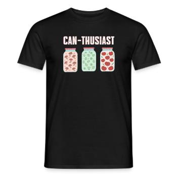 Lustiges Einkochen Lover Shirt - Männer T-Shirt - Schwarz - Vorne - AI Model Male 178 light (178cm)