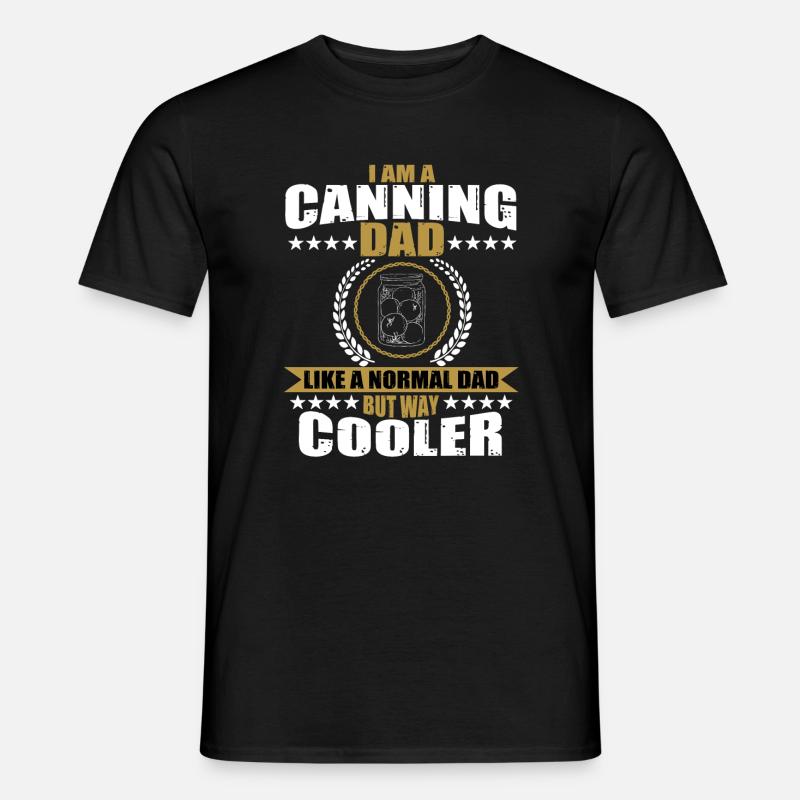 Einkochen Papa - Männer T-Shirt - Schwarz