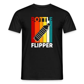 Retro Bottle Pinball - T-shirt homme - noir - Devant - AI Model Male 178 light (178cm)