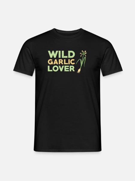 Wild garlic lovers - Men's T-Shirt - black