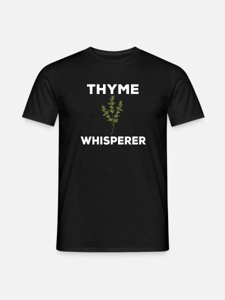 Thyme Whisperer - Men's T-Shirt - black