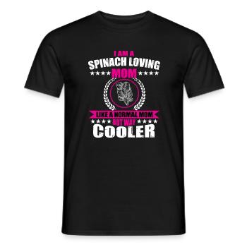 Spinat Liebhaber Mama Für Frauen - Männer T-Shirt - Schwarz - Vorne - AI Model Male 178 light (178cm)