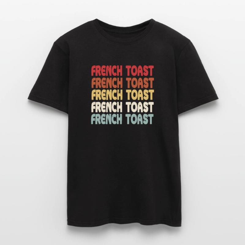Lettrage du pain doré T-shirt homme