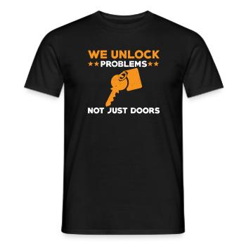 Toller Schlosser Spruch - Männer T-Shirt - Schwarz - Vorne - AI Model Male 178 light (178cm)
