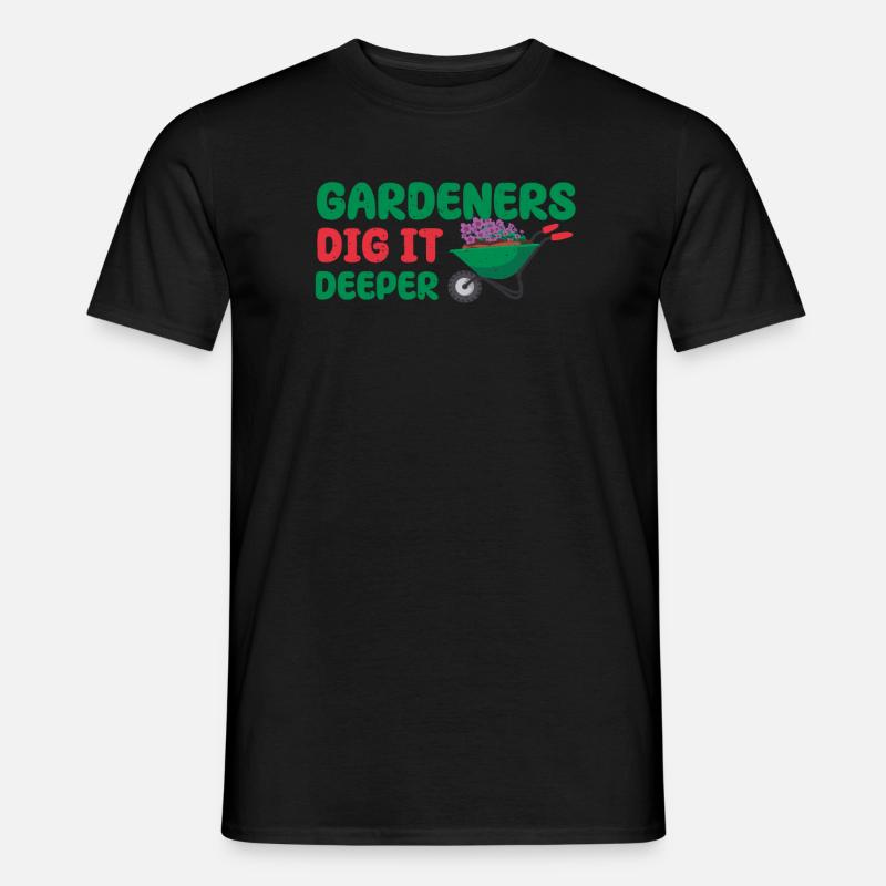 Garten - Männer T-Shirt - Schwarz