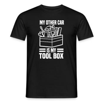 Mein Anderes Auto Ist Mein Werkzeugkasten - Männer T-Shirt - Schwarz - Vorne - AI Model Male 178 light (178cm)