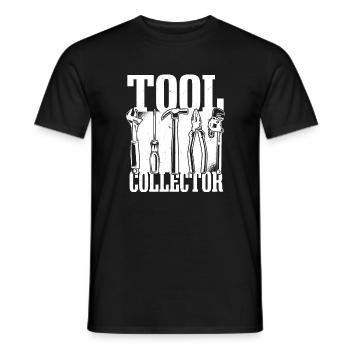 Werkzeug Sammler - Männer T-Shirt - Schwarz - Vorne - AI Model Male 178 light (178cm)