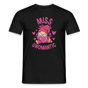 Lustige Gartenzwerge Paare Design Freundin - Männer T-Shirt - Schwarz - Vorne - AI Model Male 178 light (178cm)