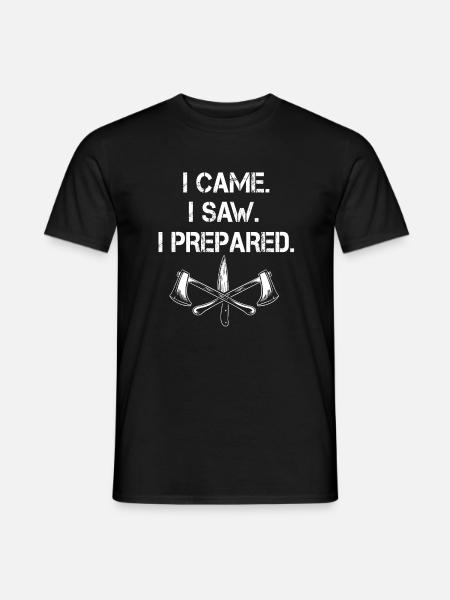 Funny Prepper Gift - Men's T-Shirt - black