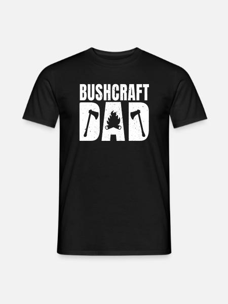 Bushcraft Papa - Men's T-Shirt - black