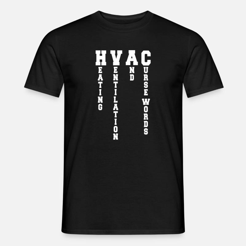 Lustiges Hlk-techniker-design - Männer T-Shirt - Schwarz