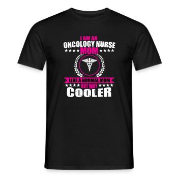 Oncology Nurse Mama - Men's T-Shirt - black - Front - AI Model Male 178 light (178cm)