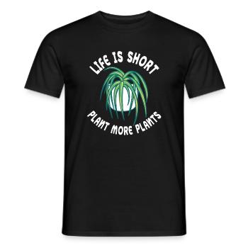 Funny Plants Saying Garden Lover - Men's T-Shirt - black - Front - AI Model Male 178 light (178cm)