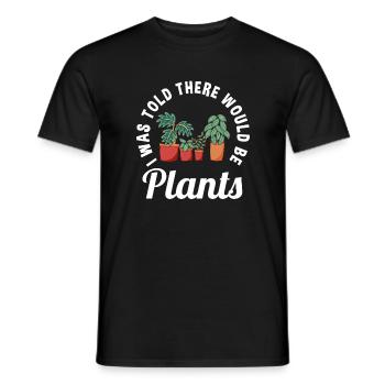 Amoureux des plantes - T-shirt homme - noir - Devant - AI Model Male 178 light (178cm)