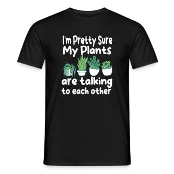 Lustige Pflanzen Liebhaber Garten Gärtner - Männer T-Shirt - Schwarz - Vorne - AI Model Male 178 light (178cm)