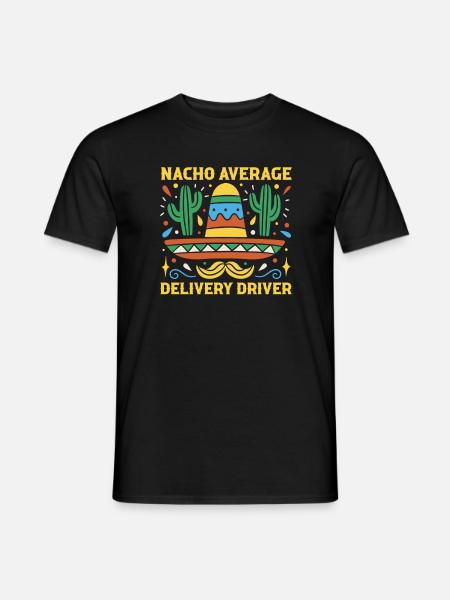 Not-so-average delivery driver - Men's T-Shirt - black