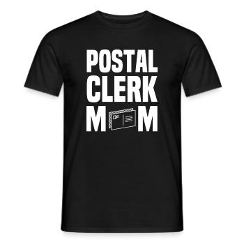 Great postal worker mom Mother's Day - Men's T-Shirt - black - Front - AI Model Male 178 light (178cm)