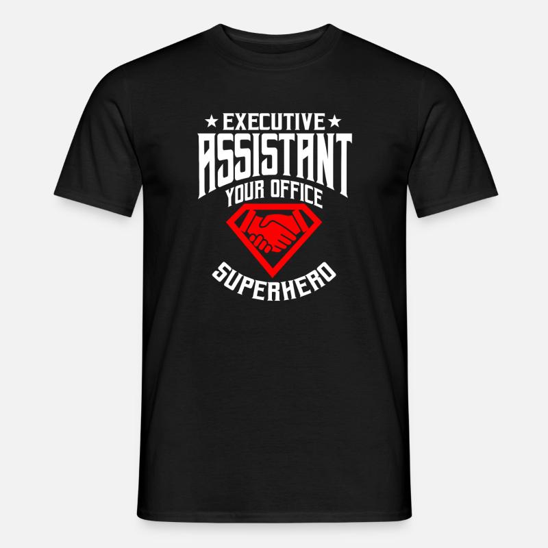 Vorstandsassistent - Männer T-Shirt - Schwarz