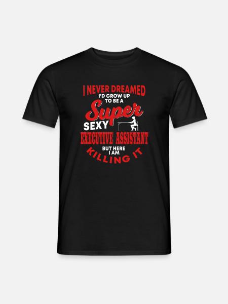 Assistante au conseil d’administration - T-shirt homme - noir