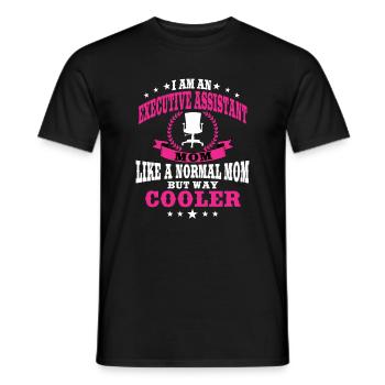 Lustige Assistentin Der Geschäftsführung Mama - Männer T-Shirt - Schwarz - Vorne - AI Model Male 178 light (178cm)