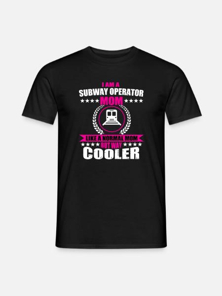 Subway Driver Mom - Men's T-Shirt - black