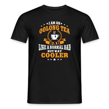 Oolong Tea Dad for Father's Day - Men's T-Shirt - black - Front - AI Model Male 178 light (178cm)