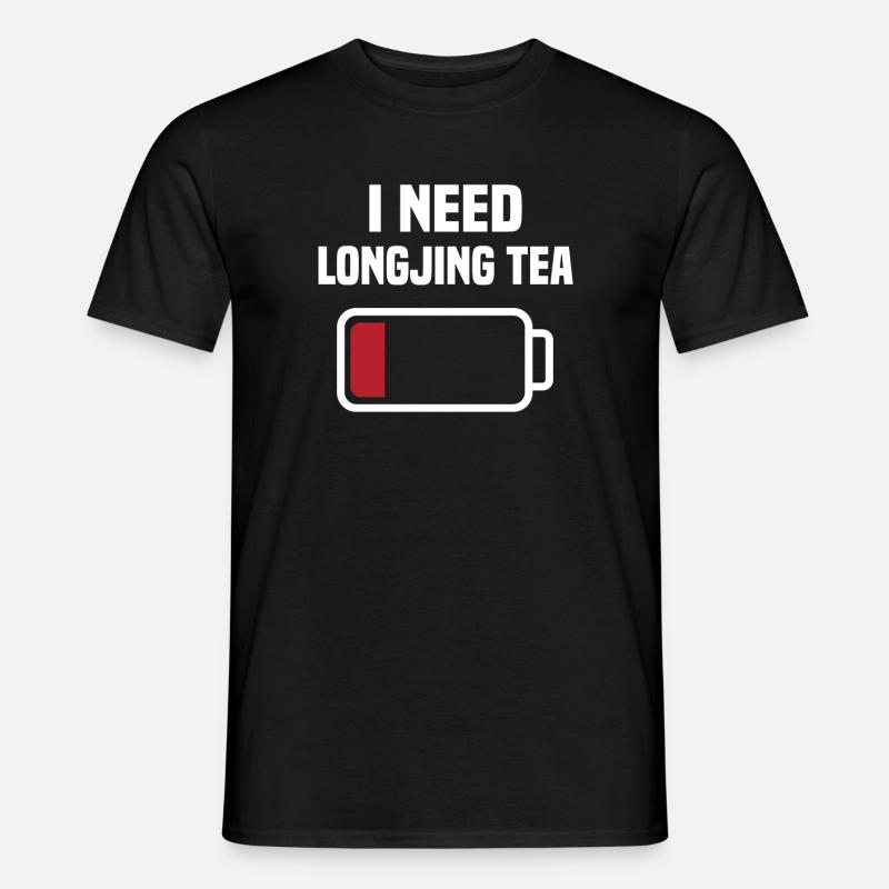 Longjing Tee - Männer T-Shirt - Schwarz