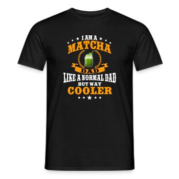 Drôle de tenue de papa Matcha Fête des pères - T-shirt homme - noir - Devant - AI Model Male 178 light (178cm)