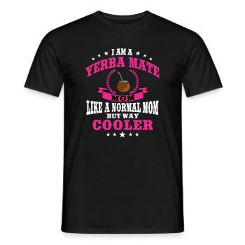 Lustiges Yerba Mate Mama Outfit Zum Muttertag - Männer T-Shirt - Schwarz - Vorne - AI Model Male 178 light (178cm)
