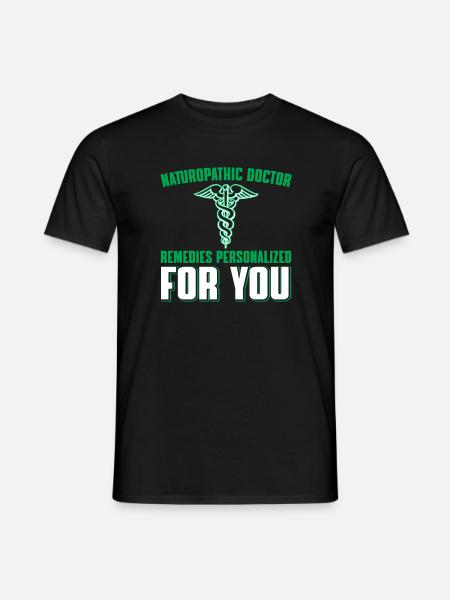 Naturopath Naturopathy - Men's T-Shirt - black