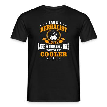 Lustiges Kräuterkundler Mama Outfit Vatertag - Männer T-Shirt - Schwarz - Vorne - AI Model Male 178 light (178cm)