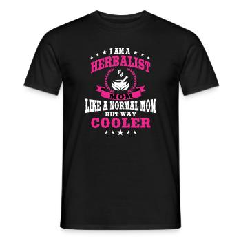 Lustige Kräuterkundler Mama Outfit Muttertag - Männer T-Shirt - Schwarz - Vorne - AI Model Male 178 light (178cm)