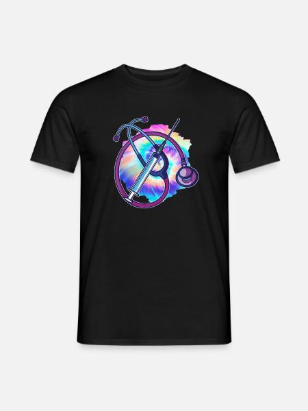 Soins infirmiers autorisés - T-shirt homme - noir