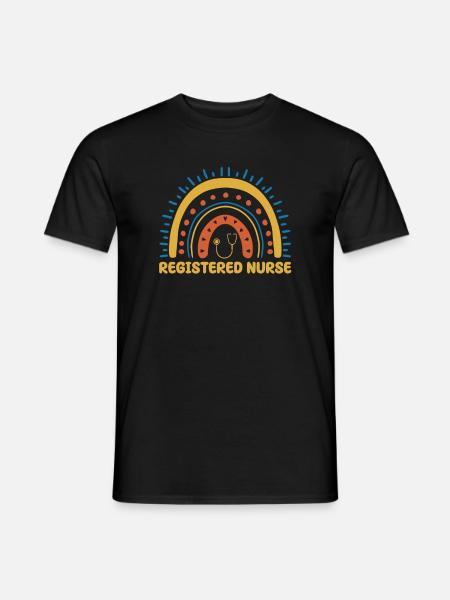 Registered Nurse Design - Men's T-Shirt - black