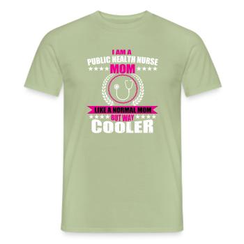 Krankenpflegens Gesundheitswesen Mama - Männer T-Shirt - Sage - Vorne - AI Model Male 178 light (178cm)
