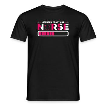 LPN Krankenschwester - Männer T-Shirt - Schwarz - Vorne - AI Model Male 178 light (178cm)