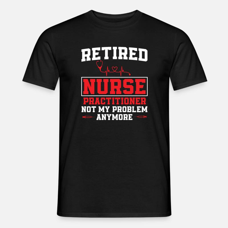 Lustige Krankenschwester Advanced Practice Nurse - Männer T-Shirt - Schwarz