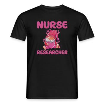Pflegeforscherin - Männer T-Shirt - Schwarz - Vorne - AI Model Male 178 light (178cm)