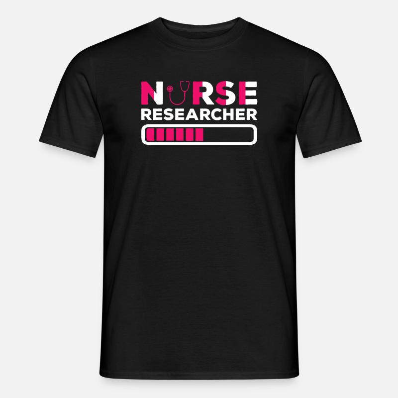 Nursing researcher in training - Men’s T-shirt - black