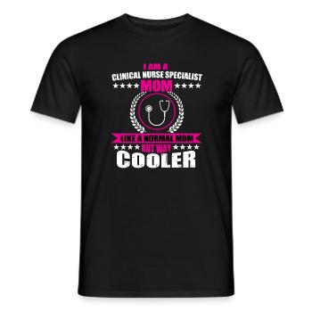 Klinische Krankenschwester Mama Muttertag - Männer T-Shirt - Schwarz - Vorne - AI Model Male 178 light (178cm)