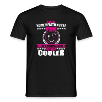 Home Nurse Mom Mother's Day - Men's T-Shirt - black - Front - AI Model Male 178 light (178cm)