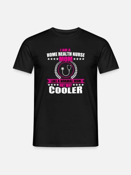 Häusliche Krankenschwester Mama Muttertag - Männer T-Shirt - Schwarz