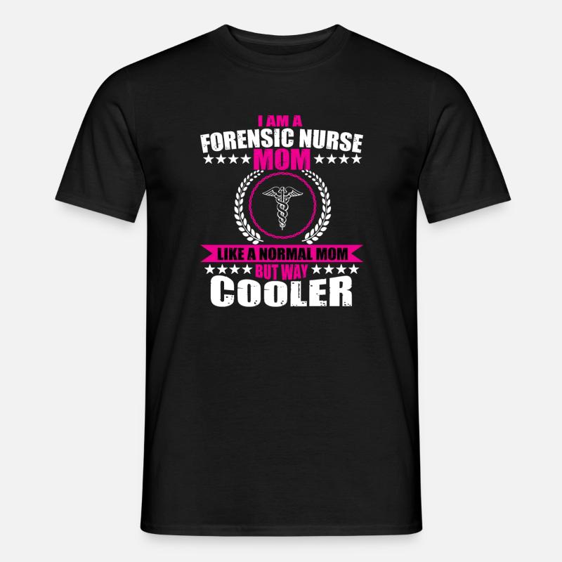 Forensic Care Mom - Men’s T-shirt - black