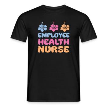 Infirmière d’entreprise - T-shirt homme - noir - Devant - AI Model Male 178 light (178cm)