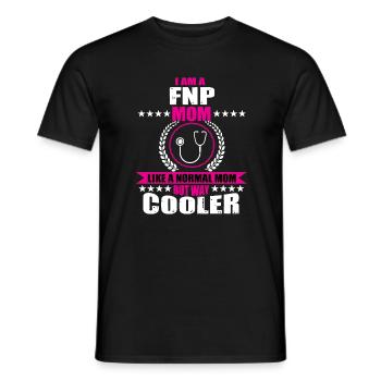 Family nurse FNP mom - Men's T-Shirt - black - Front - AI Model Male 178 light (178cm)