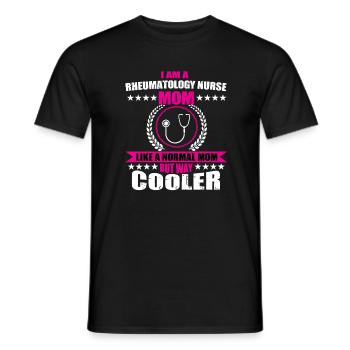 Infirmière en rhumatologie Maman Dire - T-shirt homme - noir - Devant - AI Model Male 178 light (178cm)