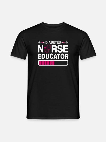 Diabetes Nurse Instructor - Men's T-Shirt - black