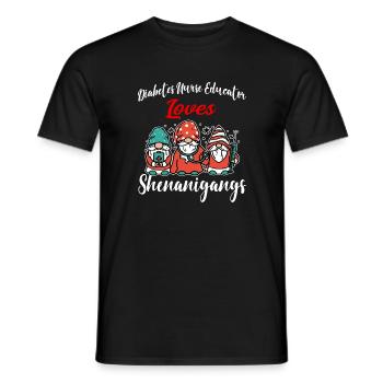 Infirmière en diabète Saint-Patrick - T-shirt homme - noir - Devant - AI Model Male 178 light (178cm)
