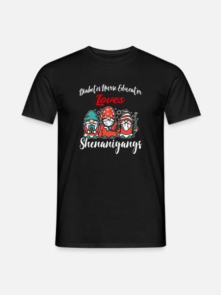Diabetes Krankenschwester St. Patrick's Day - Männer T-Shirt - Schwarz