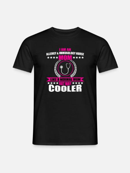 Sjov allergi & immunologi sygeplejerske - Mænd T-shirt - sort